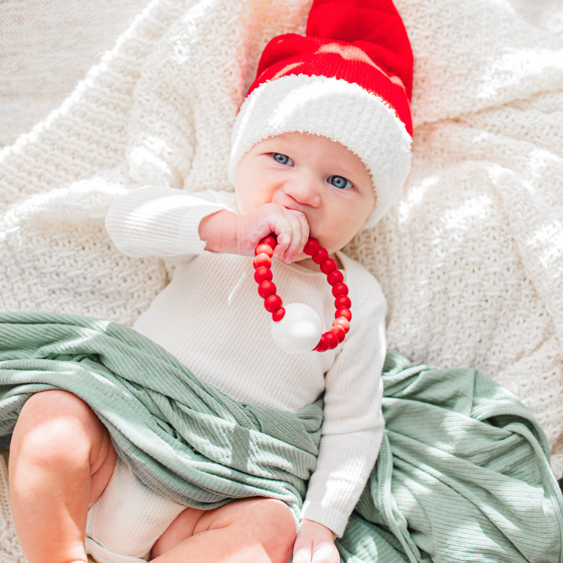 Baby with Teether