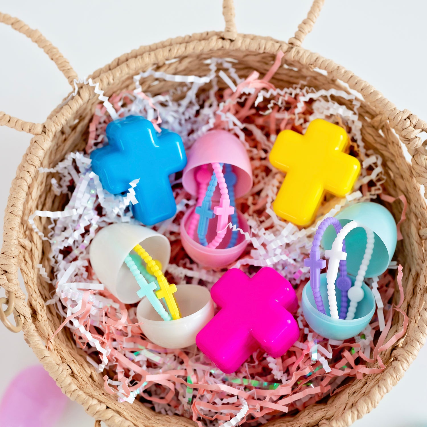 Easter Basket with Jesus Bracelets