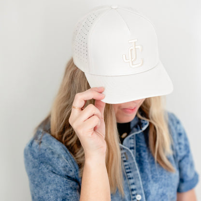 Woman wearing Jesus Christ Hat