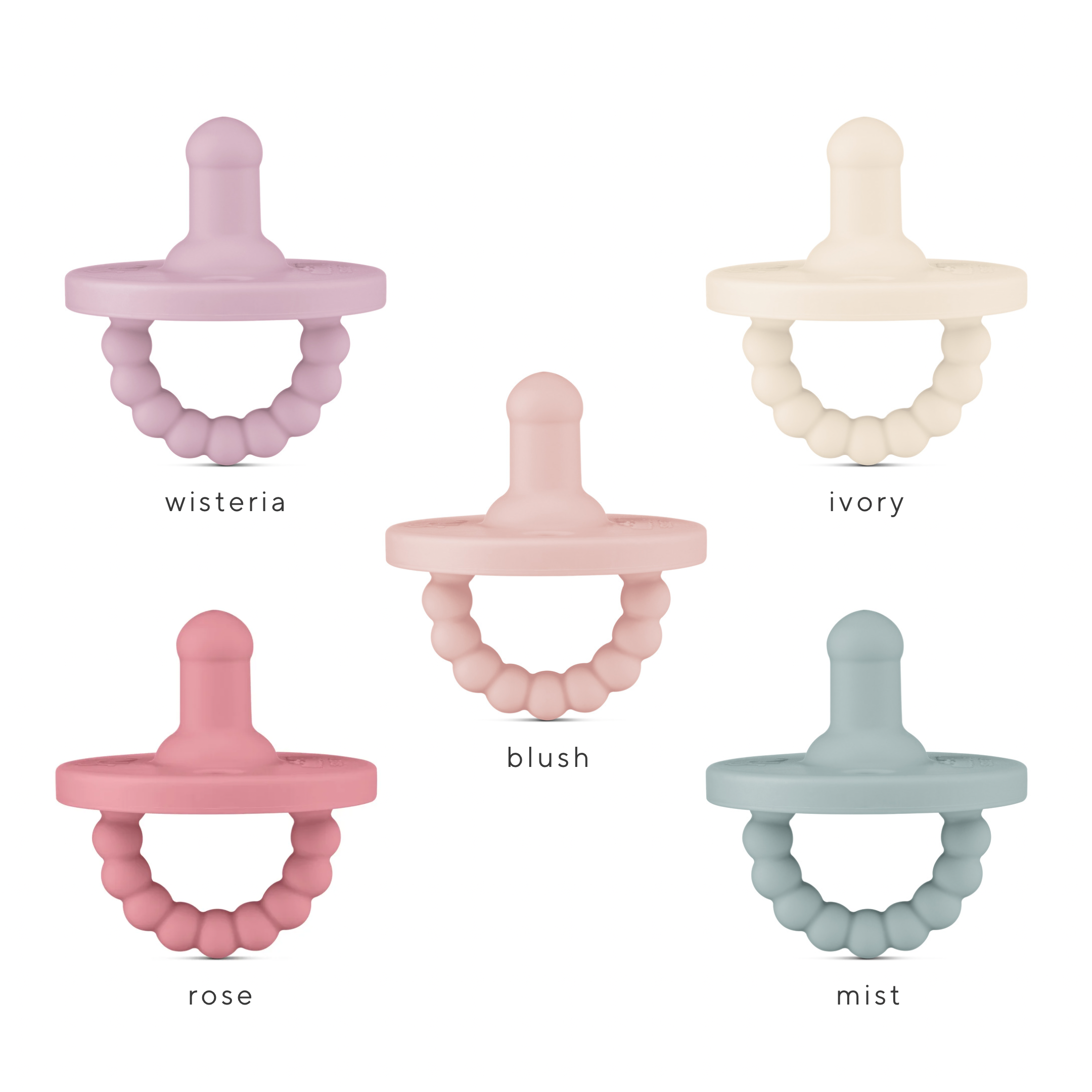 Cutie PAT Round (0-24m) Pacifier Value 5 Packs