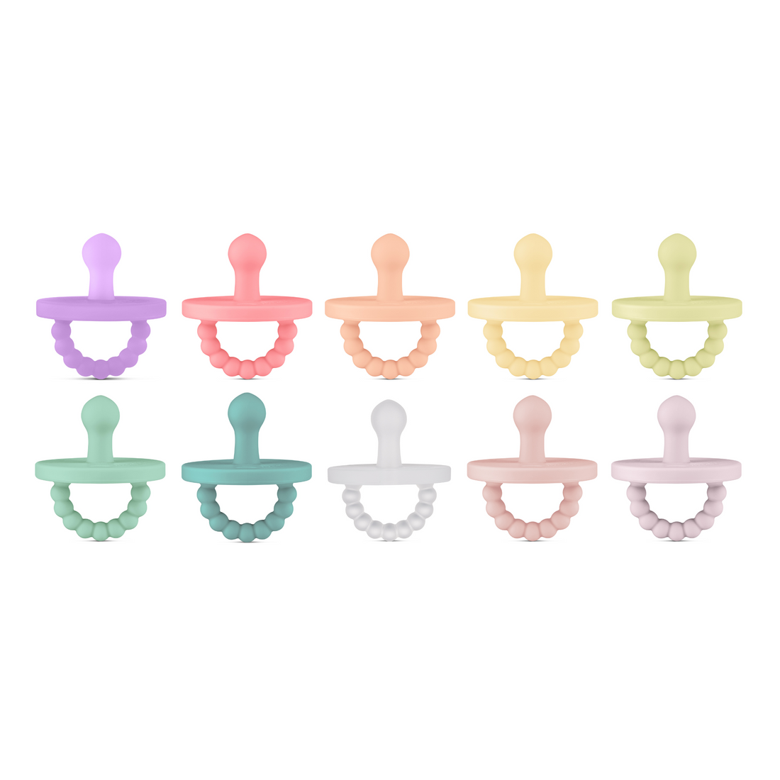 Cutie PAT Bulb (0-6m) Pacifier + Teether 10 Pack Sets