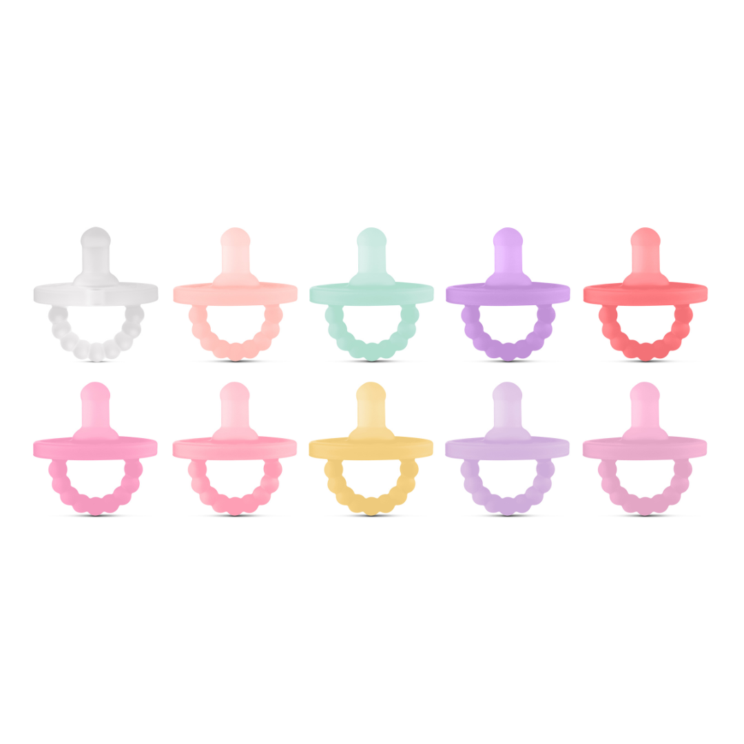 Cutie PAT Round (0-6m) Pacifier Value 10 Packs