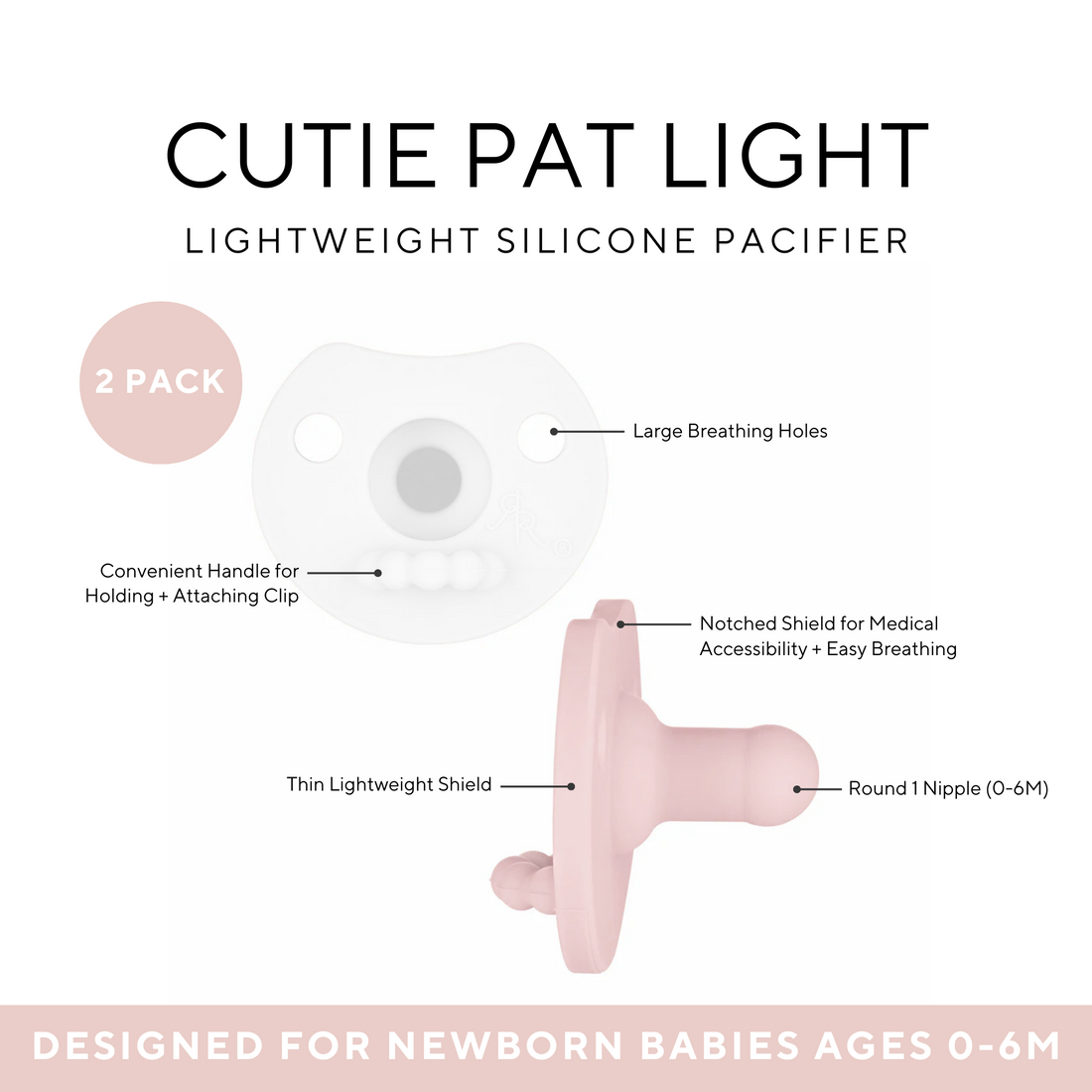 Cutie PAT Light 2PK (0-6m)