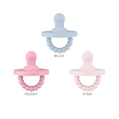 Cutie PAT Flat (0m+) Pacifier + Teether Value 3 Packs