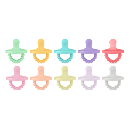 Cutie PAT Flat (0m+) Pacifier + Teether Value Packs