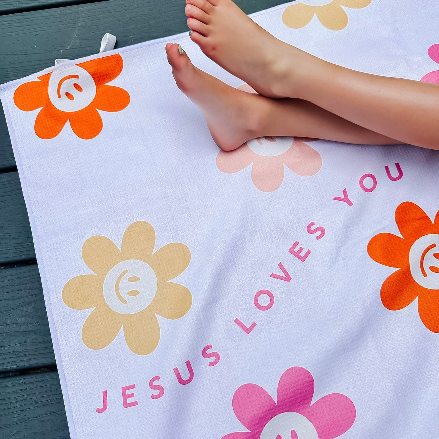 Jesus Loves You towel