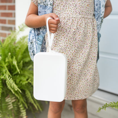 Person holding pouch